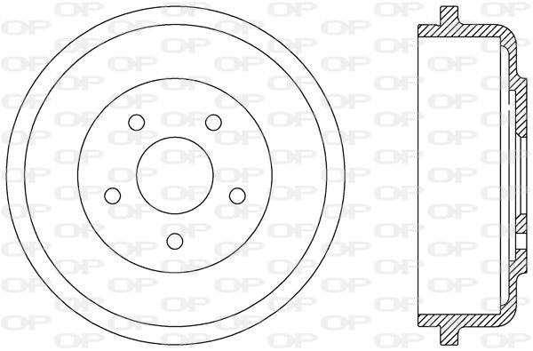 OPEN PARTS Bremžu trumulis BAD9073.10